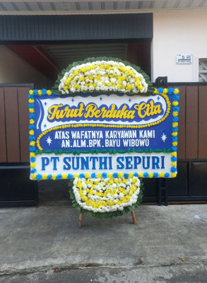 Papan Bunga Duka di Lubang Buaya